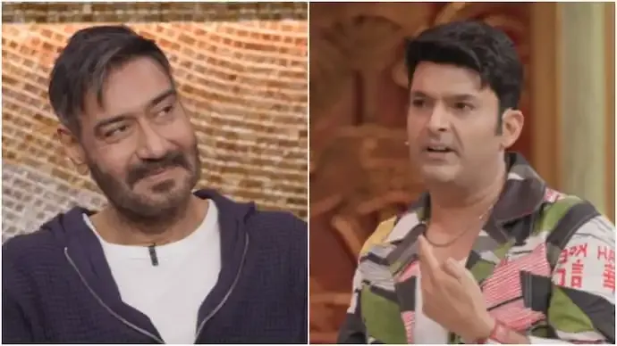 Ajay Devgn Jokes Kajol Would Have Ruined Drishyam on The Great Indian Kapil Show 5