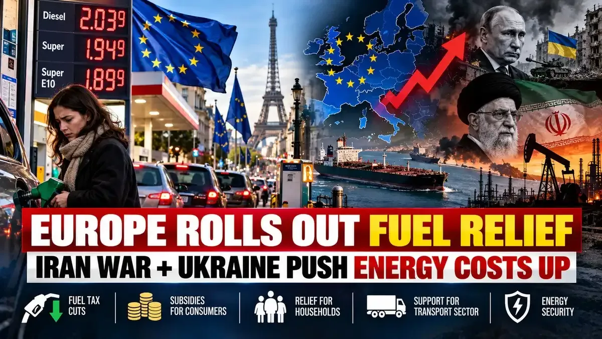 Europe Expands Fuel Relief as Iran War and Ukraine Conflict Drive Energy Costs