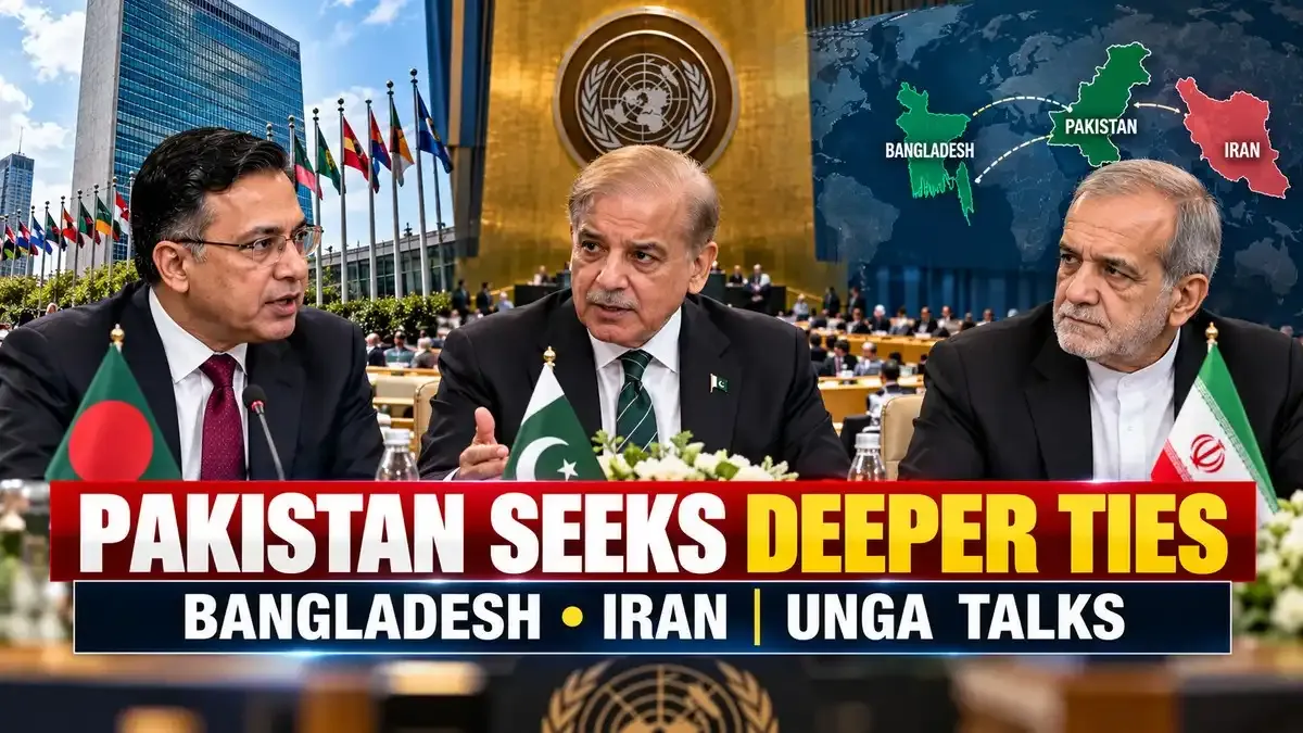 Pakistan Seeks Deeper Bangladesh, Iran Ties at UNGA Talks