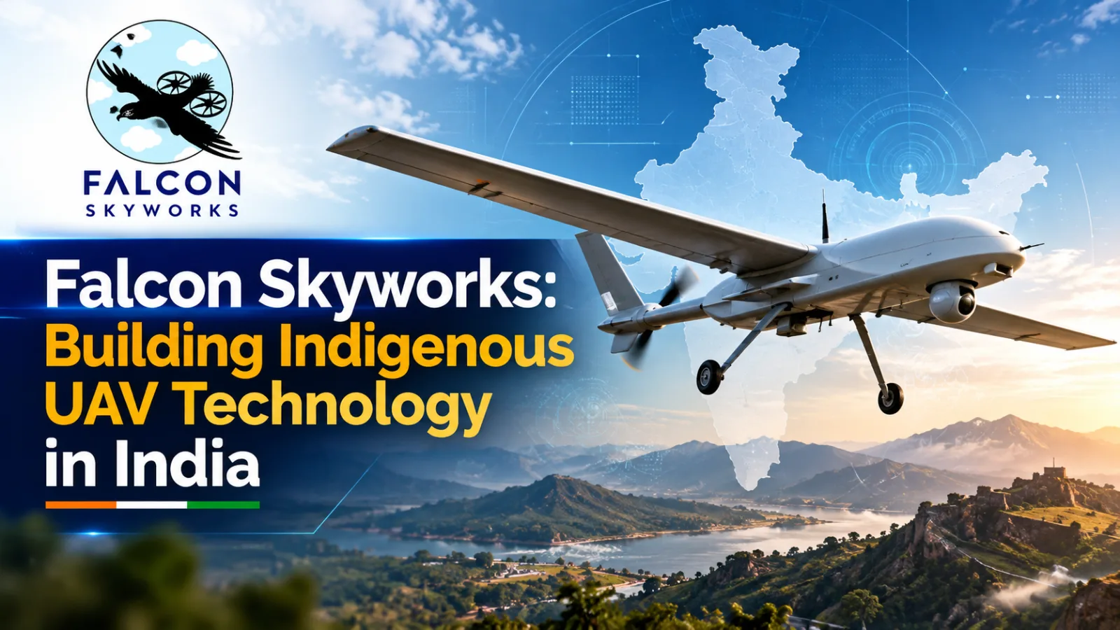 Falcon Skyworks FS01 ALFA indigenous UAV transmitter and drone technology