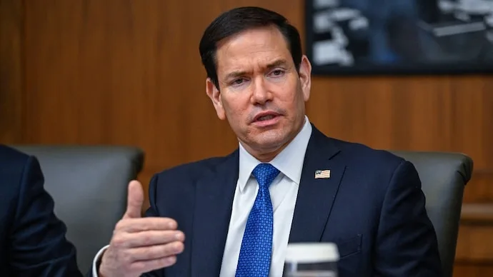 US Secretary of State Marco Rubio speaks about UN criticism of protests in India
